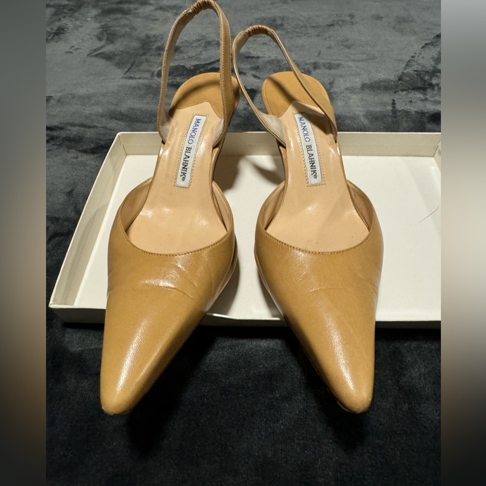 Manolo Blahnik kitten heel